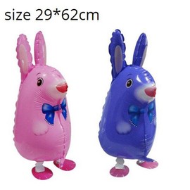 (Pack of 6)Walking Sheep Rabbit Pig Hen Duck Balloons for Farm Animal Theme Birthday Party Decoration