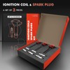 A-Premium 3x (Red) Ignition Coil Pack and 6x Iridium Spark