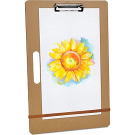 Artlicious Drawing Board - 13 x 17 Sketch Boards with Handle for Drafting Art - Portable Wooden Clipboard for Class or Studio Fit in Artists Tote