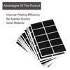 PATIKIL Chalkboard Labels, Blackboard Labels, Chalkboard Stickers, 60x40mm, No Letters,