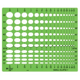 Westcott Small Ellipse Vorlage #1 (T-807)