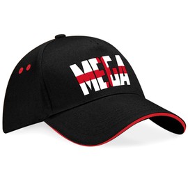 Purple Print House St Georges Cross MEGA Baseball Cap Make England Great Again English Pride Patriotic British Hat for Men and Women Unisex, One Size, Surf Blue