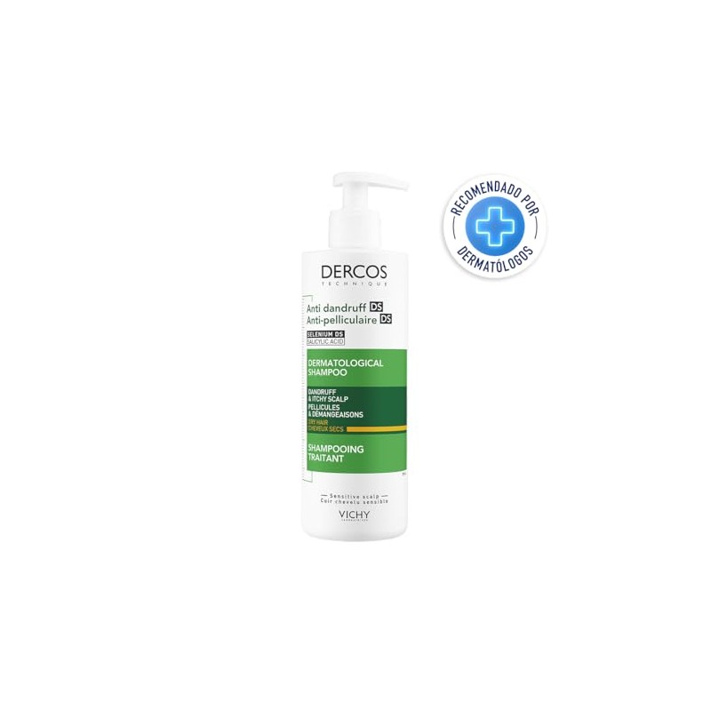 Vichy Dercos Shampoo Anticaspa para Cabello Seco 390ml