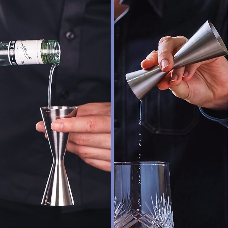Measuring Cup Graduated Jigger Cup Cocktail Stainless Steel Measuring Cup