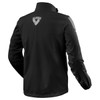 REV'IT! Cyclone 4 H2O Motorcycle Rain Jacket (Black - Medium)