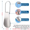 Folding Mini Metal Shoe Pulls 5.7 Inch - Travel Friendly