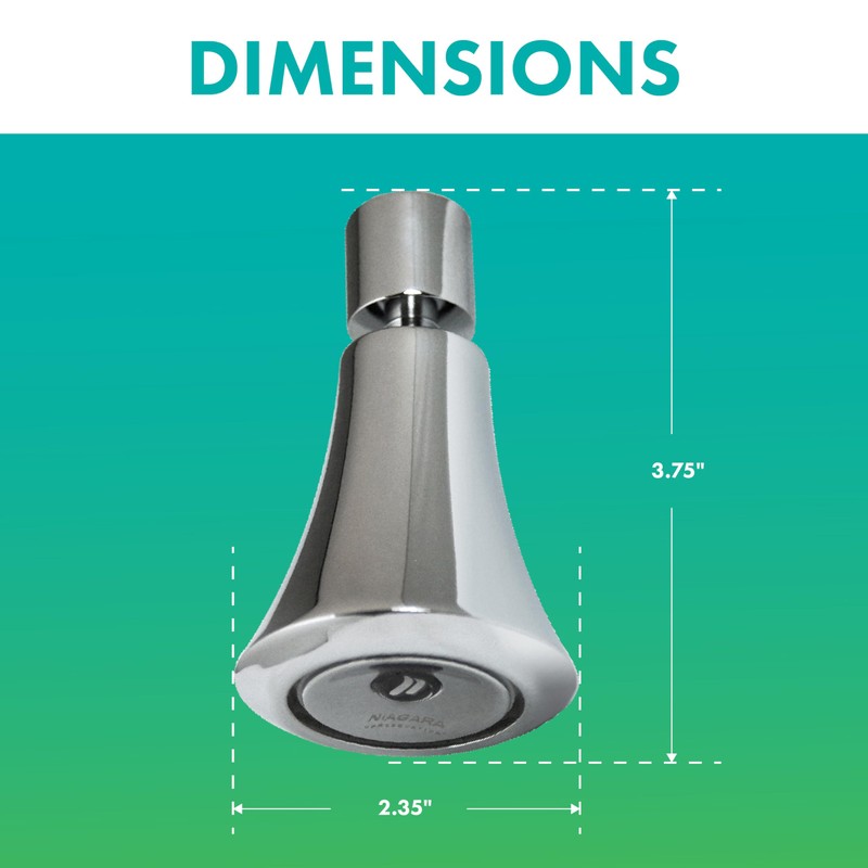 Niagara Conservation N2150-TP Luxury Spa 1-Spray with 1.5 GPM 2.35-in.