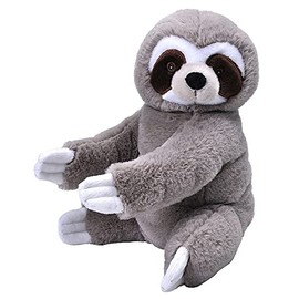 Wild Republic EcoKins Sloth Stuffed Animal 12 inch, Eco Friendly Gifts for Kids, Plush Toy, Handcrafted Using 16 Recycled Plastic Water Bottles