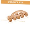 SAFIGLE Handheld Wooden Massage Roller Portable Muscle Massage Tool for
