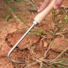 AIMALL Stainless Steel Weeder Tool with Wooden Handle, Lightweight Garden