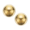 sourcing map 2pcs Precision Solid Brass Bearing Balls 20mm Industrial