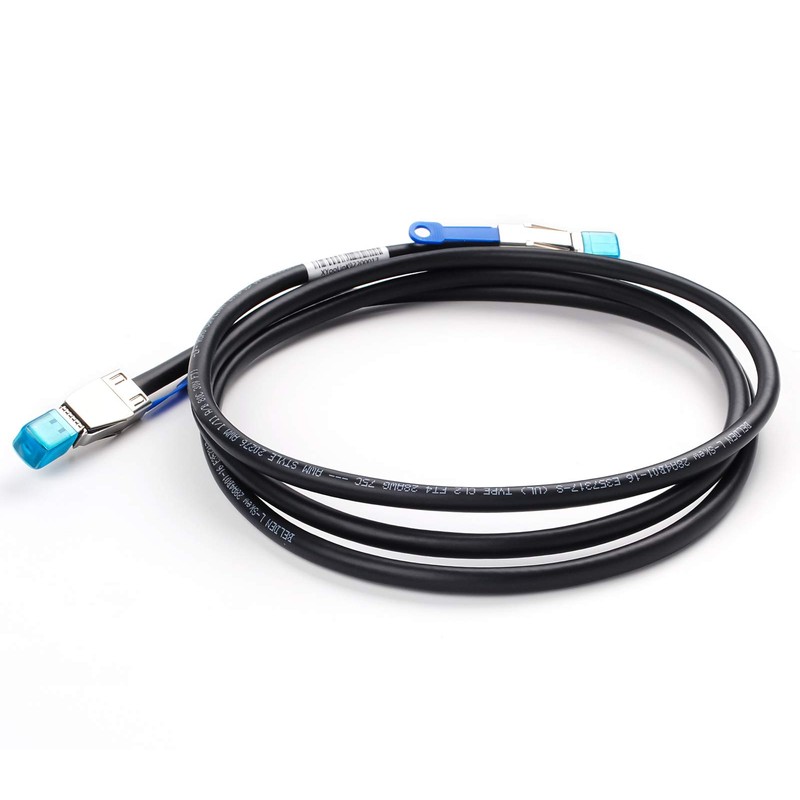 Heretom 12G External Mini SAS HD SFF-8644 to SFF-8644 Cable,