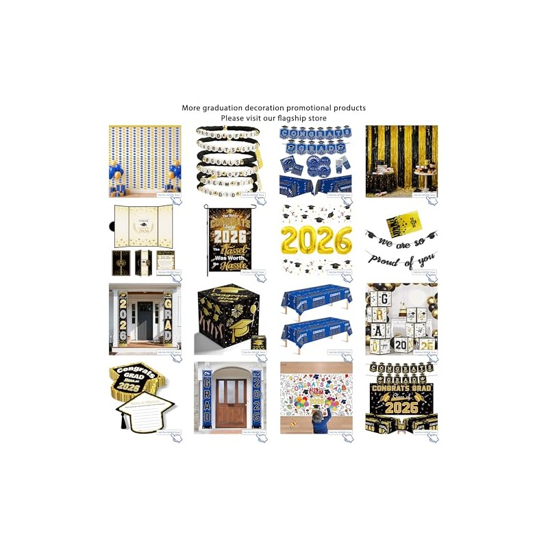 OHOME Graduation Decorations 2026 - 𝐒𝐇𝐎𝐏 𝐀𝐋𝐋 𝐆𝐑𝐀𝐃 𝐃𝐄𝐂𝐎𝐑 →𝟕𝟎%