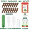 14 POD Pepper Seed Pod Kit, with Serrano, Cayenne, Jalapeño,