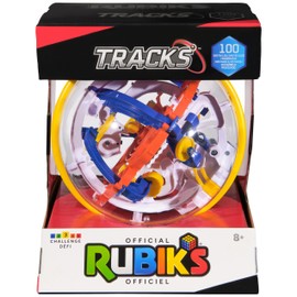 Rubik's Cubo Tracks 100 Juego de Rompecabezas y Laberinto de Gravedad en 3D con 100 obstáculos, Juguete Relajante Que supone Todo un desafío para la Mente, para niños a Partir de 8 años