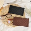 Kisstta Pack of 2 PU Leather Soft Glasses Case Protective