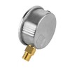 Pressure gauge for paint sprayers, connection from below 400 bar,