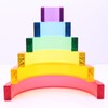 Nabeta Deco 6pcs Building Blocks Rainbow Crystal Acrylic Children Learning