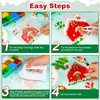 WEVOL 6350 Piece Iron-On Beads Set, Christmas Beads 5 mm,