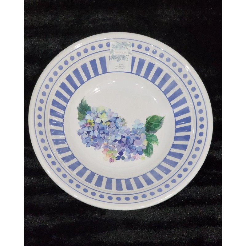 Shabby Chic 4 Shabby Chic Floral Hydrangea Blue White Melamine