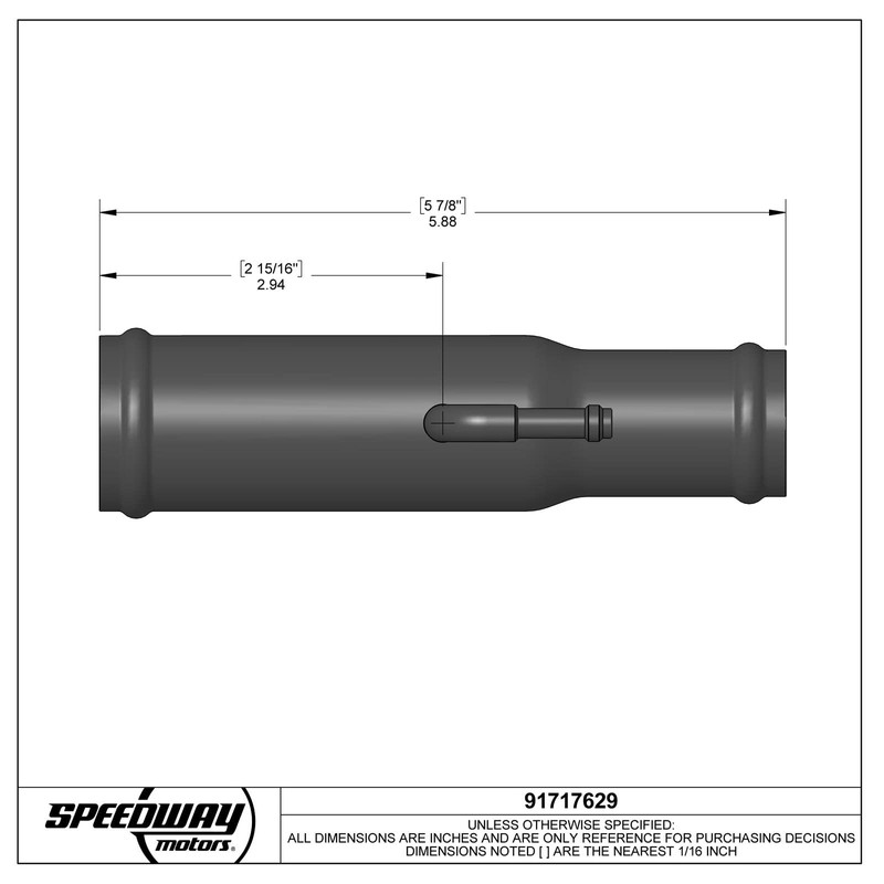 LS Swap Radiator Hose Adapter - Easy Install, Standard Steam
