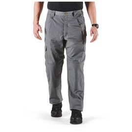 5.11 Tactical Men's Taclite Pro Lightweight Performance Pants, Cargo Pockets, Action Waistband, Style 74273, Storm, 28W x 36L