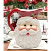 Cosmos Gifts 10636DB Fine Ceramic I Believe: Christmas Santa Pitcher,
