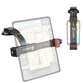 Zeadio Handyhalterung für Auto, Smart Clamp Autotelefonhalter mit Smartphone Tablet Stativhalterung, passend für alle Handys Tablets und Autos