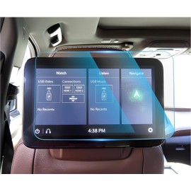 CDEFG (2Pcs Tempered Glass for 2021-2024 2025 GMC Yukon Screen Protector, 12.6 Inch Rear Media Touchscreen, Yukon Denali/Denali Ultimate Accessories