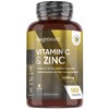 Vitamin C and Zinc Tablets - 6 Months Supply -