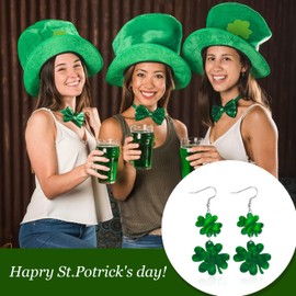 St Patricks Day Earrings for Women St Patricks Day Decorations Green Irish Earrings St Patricks Day Outfits Accessories