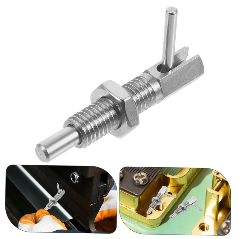 Tofficu Stainless Steel Handle Plunger Lock Pin Indexing Plunger for