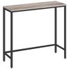 HOOBRO Narrow Console Table, 29.5" Small Entryway Table, Thin Sofa