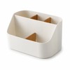 Desktop Makeup Organizer for Vanity and Desk - Plastic Storage