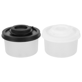 BESPORTBLE Salero De Viaje Mini Con Tapa 2 Frascos De Condimentos De Plástico Para Sal Y Pimienta Contenedores De Especias Para Acampar Cocina Restaur