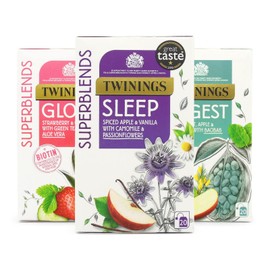 Twinings Superblends Variety Pack, Selection of 3 bestselling blends. 60 tea bags in total.