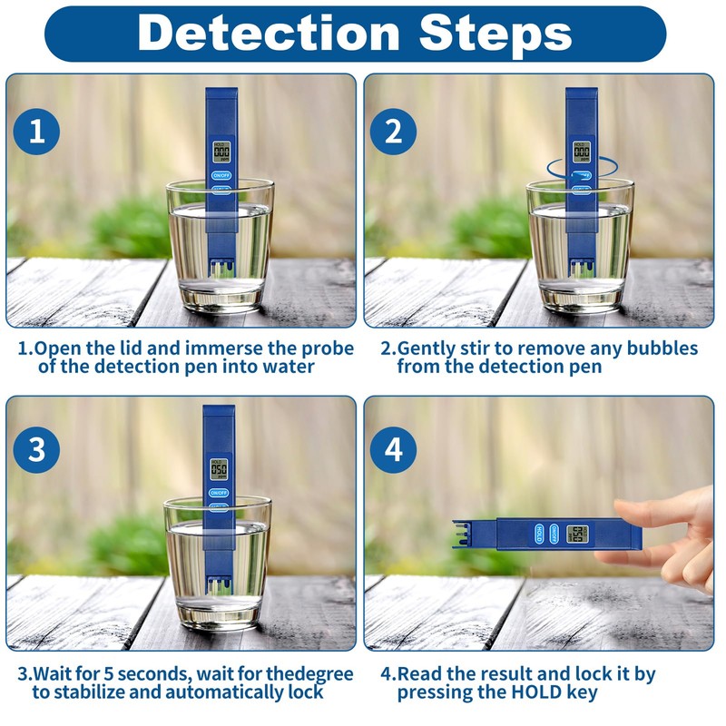 2025 New Digital TDS Meter Water Quality Tester for Drinking