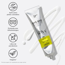 It Cosmetics Bye Bye Under Eye Bags - Tratamiento para Contorno de ojos Anti Signos de la Edad, Efecto Lifting Inmediato que Desinflama, Reafirma y Su