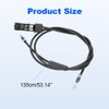WMPHE Hood Release Cable Replacement for 65620-JK61A 65620JK61A Compatible with