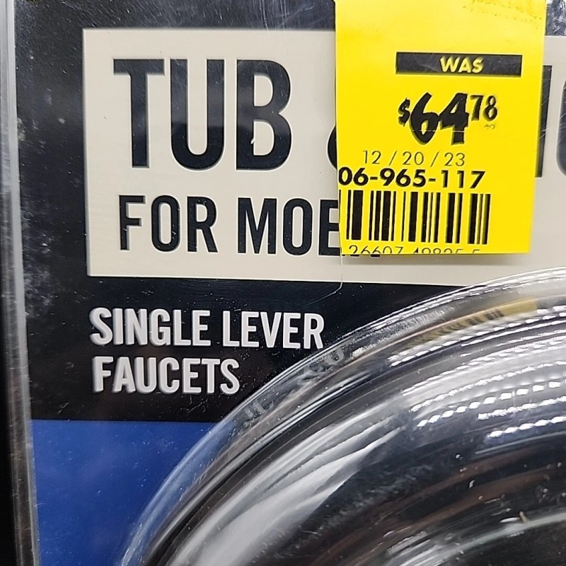 Everbilt MOEN SINGLE LEVER TUB & SHOWER TRIM KIT by