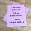 Handmade "Limited Edition" Pink Quote Front/Back Cover Set for use