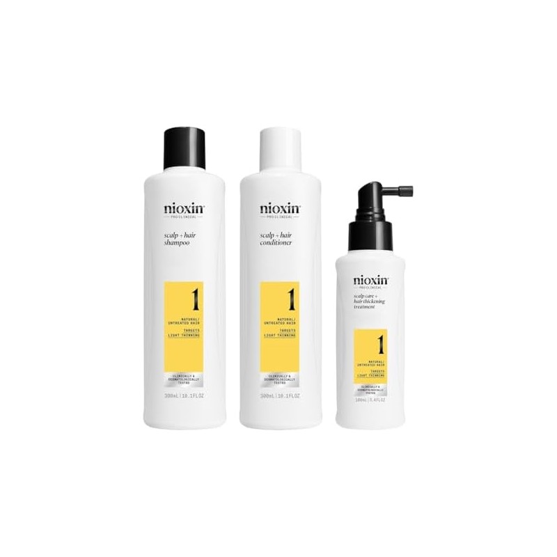 Nioxin System 1 Kit 10.1oz Cleanser Shampoo, 10.1 oz Scalp