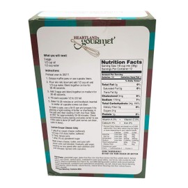 Heartland Gourmet: Gluten Free Lemon Cupcake Mix - Rich and Decadent - Certified Gluten Free Ingredients - All Purpose - Safe for Celiac Diet