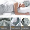 Silk Bonnet Sleep Cap-Satin Sleeping Cap for Women and Men,Soft