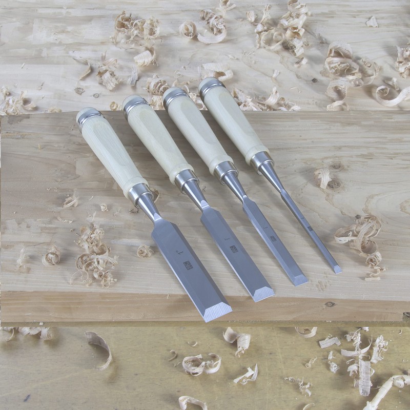 6 Piece Wood Chisel Set Woodworking Chisel Kit with Chrome-Vanadium