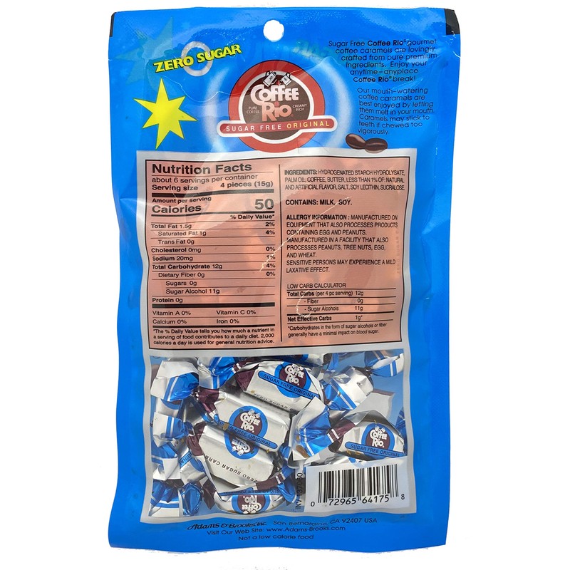 Coffee Rio Coffee Candy Sugar Free Variety Pack of 4
