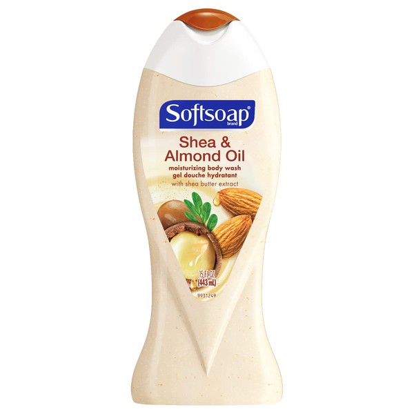 Softsoap Ultra Rich Shea Butter and Almond Oil Moisturizing Body Wash, 15 Fluid Ounce by Softsoap