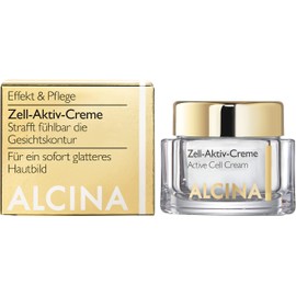 ALCINA Cell Active Cream - 1 x 50 ml - Effect & Care - For an Instantly Smoother Skin Complexion and Proven Reduced Wrinkles - Supports Skin's Own Collagen Production