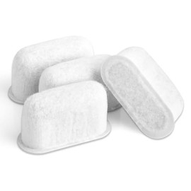 7313285779 Reemplazo de agua para Filtro de carbón Delonghi - Paquete de 4 filtros de carbón activado para máquina de café espresso