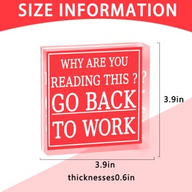 Funny Boss Gifts HR Office Decor Birthday Gift for Boss Cubicle Decor for Men Women Cowokers